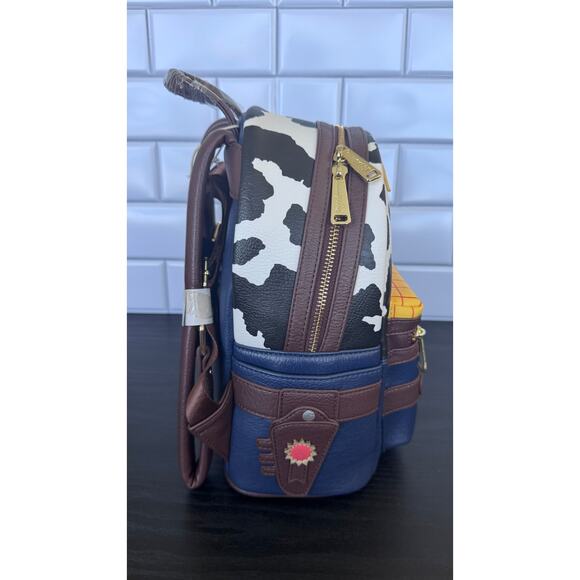Disney x Loungefly Pixar Toy Story Sheriff Woody Toy Story Mini Backpack NWT - Picture 2 of 5